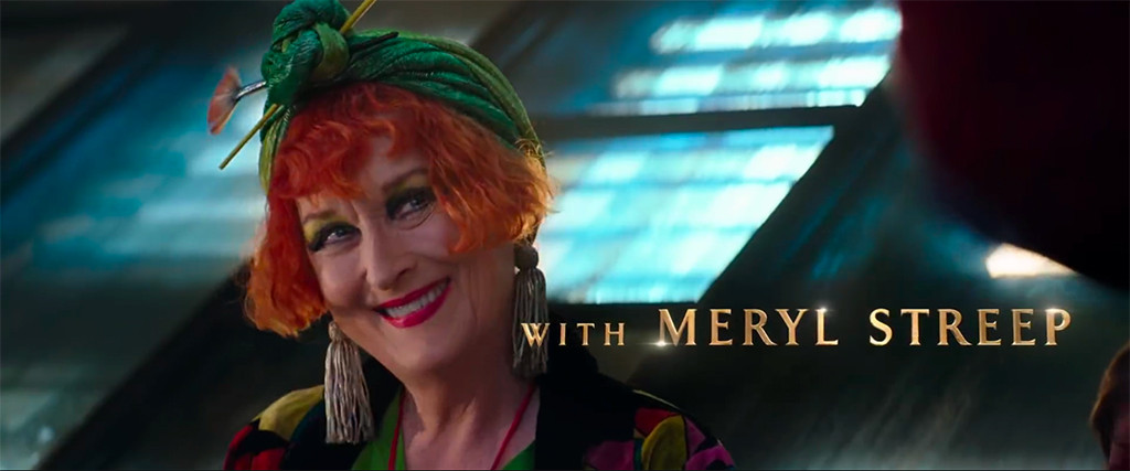 The all time Oscar favorite Meryl Streep returns with her supporting role in Mary Poppins Returns, where she plays Poppins' cousin, Topsy. Meryl Streep as Topsy in Marry Poppins Returns